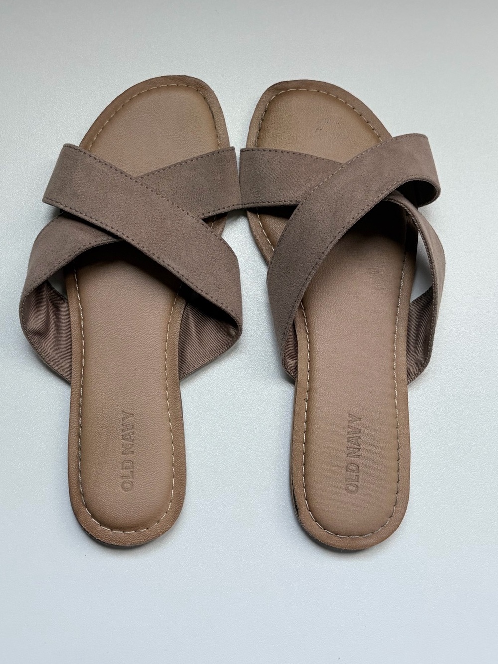 Crisscross Slide Sandals